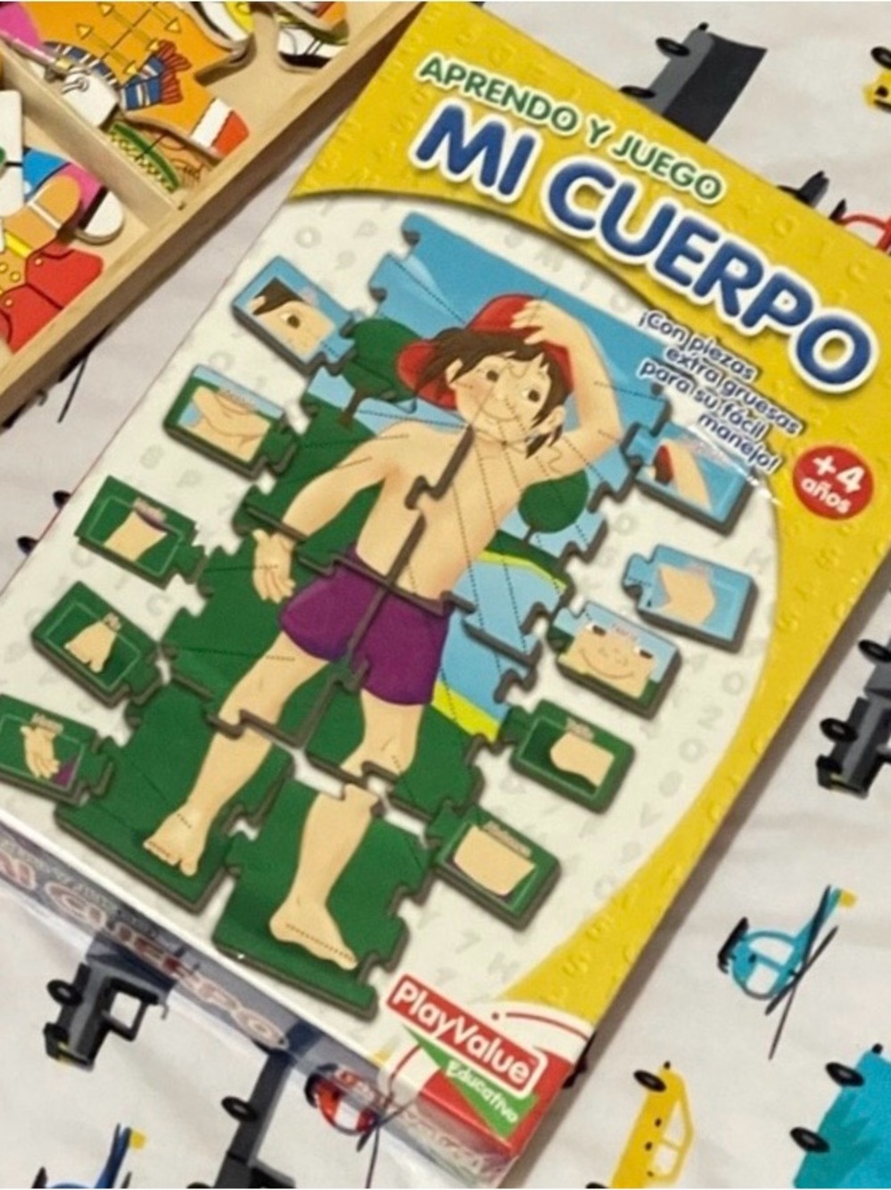 NEW puzzle parts of the body in spanish